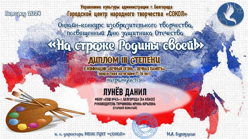 В онлайн-конкурсе изобразительного творчества, посвящённого Дню защитника Отечества В онлайн-конкурсе изобразительного творчества, посвящённого Дню защитника Отечества.