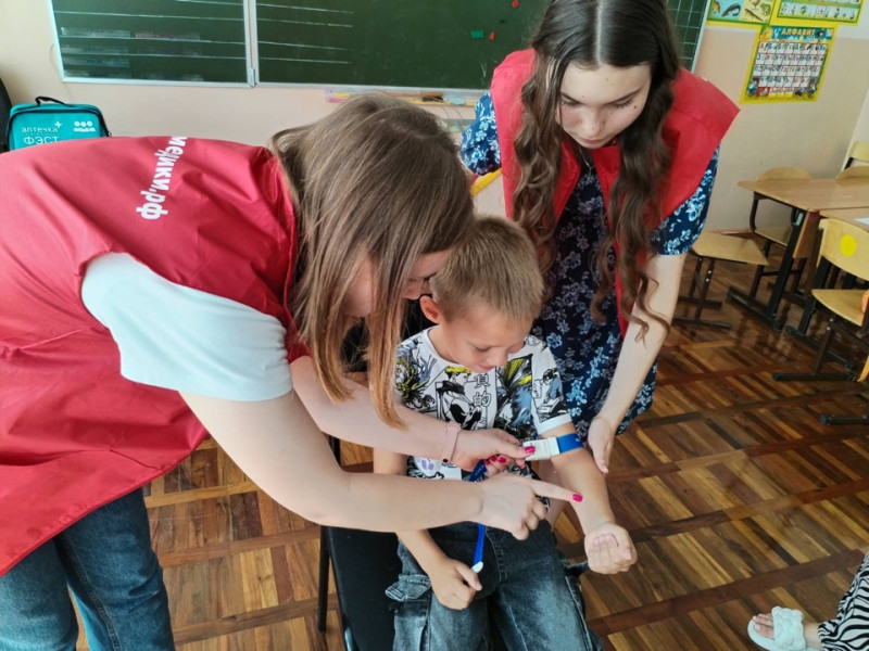 Воспитанники школьного оздоровительного лагеря &quot; Парус&quot; приняли участие во всероссийском  проекте «Первая помощь»..